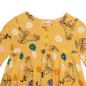 Pippi Långstrump-Blomma-klänning baby beige