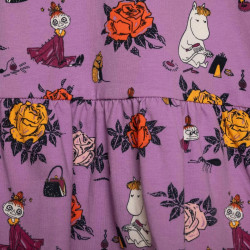 Mumin - Rosor klänning lila