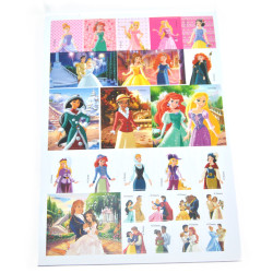 Disney Princess målarbok med stickers