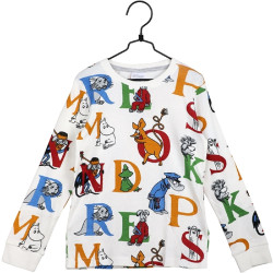 Mumin Alfabet Pyjamas Vit