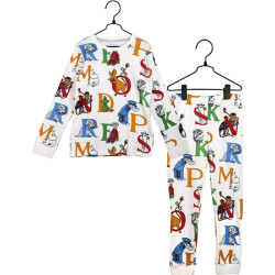 Mumin Alfabet Pyjamas Vit