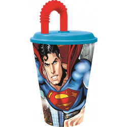 Superman  plastmugg med sugrör