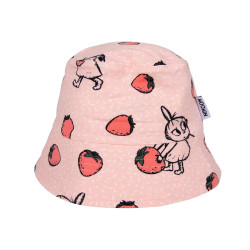 Mumin Jordgubbe-hatt rosa