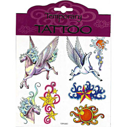 Tattoos Fantasy Love hästar med vingar