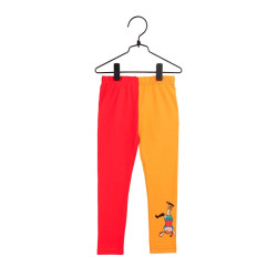 Pippi Långstrump leggings röd/orange