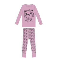 2-del Pyjamas med Leopard 98/104