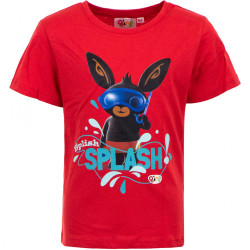 Bing t-shirt  - Splash! Röd 6 år